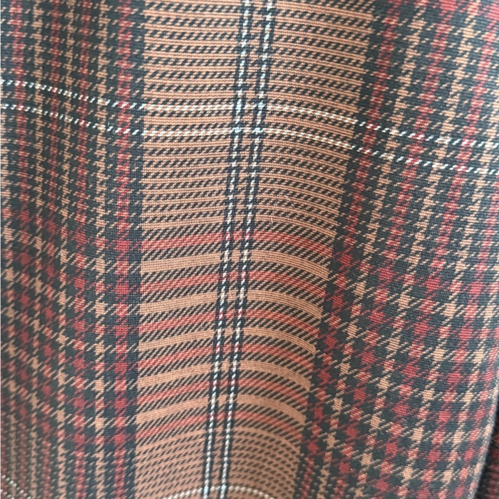 Small Anthropologie sanctuary carnaby pull on slim kick flare pants Brown Plaid - Picture 4 of 14